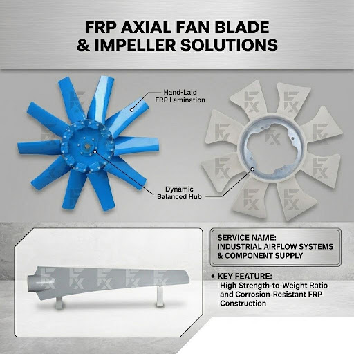FRP COOLING TOWER FAN BLADES