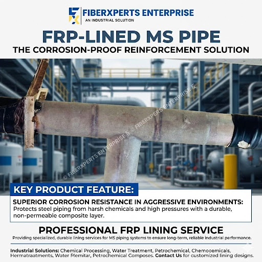 FRP COATED MS PIPES