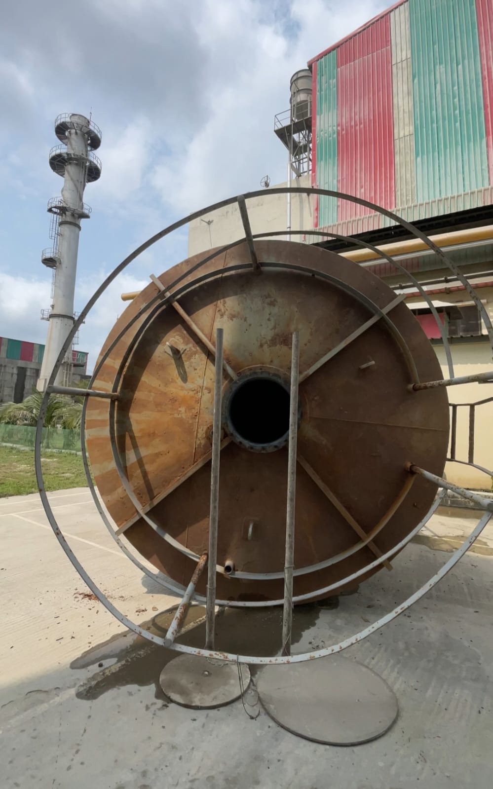Emergency FRP Lining Repair for 15,000L MS HCL Tank at Delta Agro Food